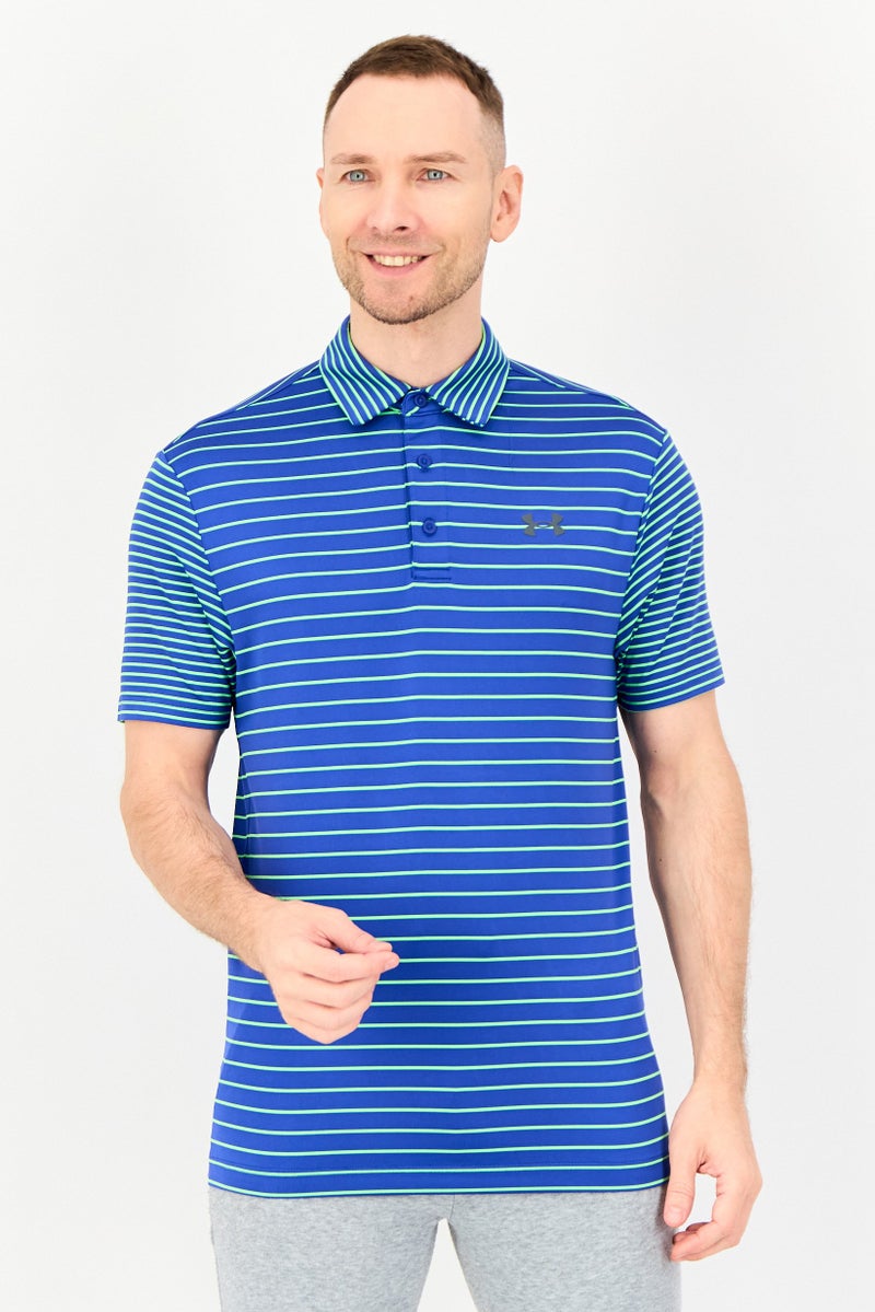 UNDER ARMOUR Men Loose Fit Short Sleeve Play Off Outddor Polo Shirt, Multicolor - Image 1