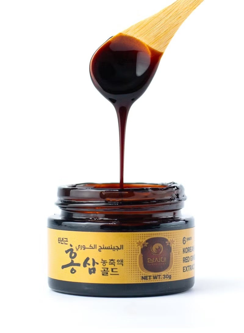 SAMSIDAE سائل الجينسنج الاحمر الكوري الذهبي 30 جم مكمل غذائي لتعزيز النشاط والحيوية - Image 1