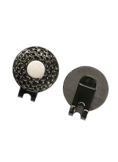 New Golf Cap Clip Mark 25mm Copper Black Ball Marker Black 25mm