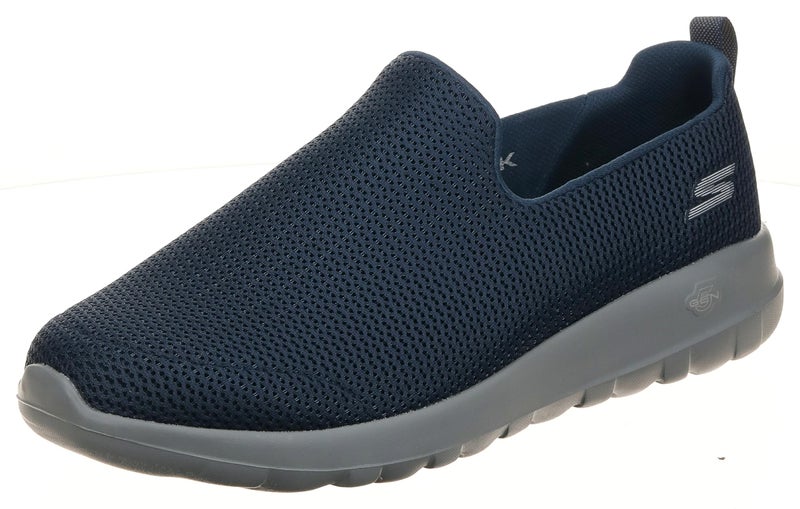 SKECHERS حذاء سكيشرز للرجال من نوع جو ووك ماكس - حذاء رياضي برباط سهل الارتداء، أزرق/رمادي، 14 M US - Image 1