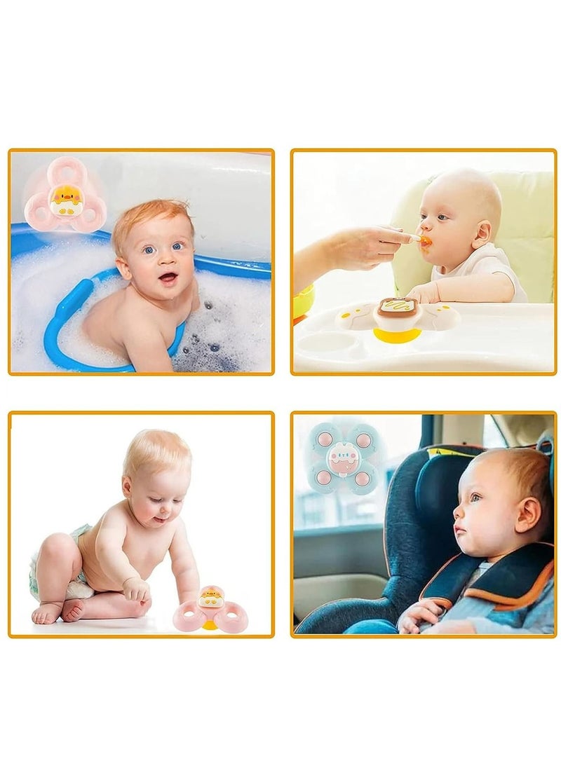 Generic - Suction Cup Spinner Toy 3 PCS Strong Bath Spinning Toy, Sensory Toys Birthday Baby Gifts for Toddlers - Image 1