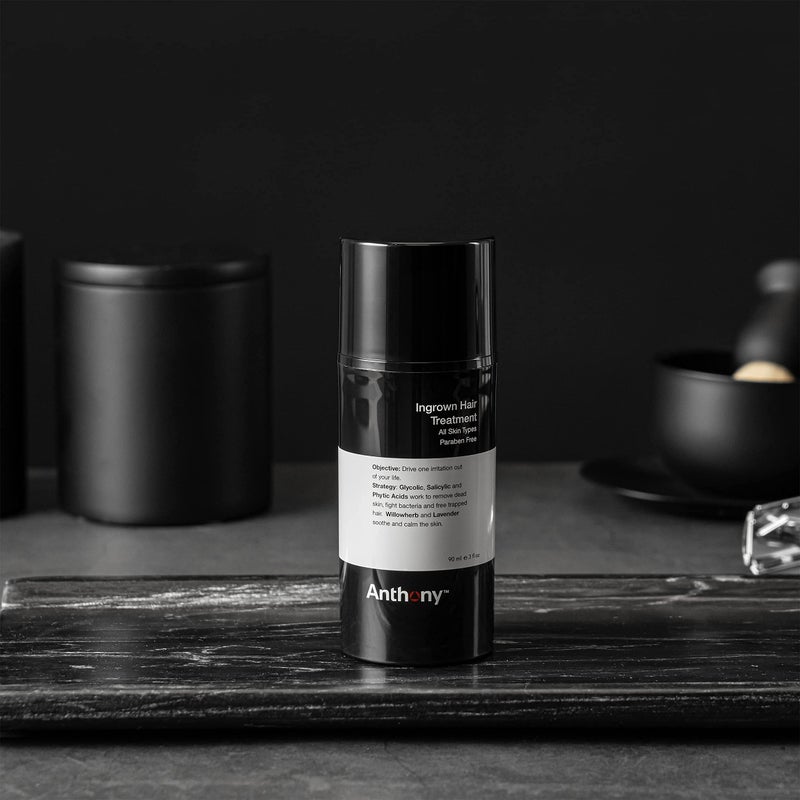 Anthony Ingrown Hair Treatment for Men Gel Solution to Calm Down Razor Burn â€“ Scar and Redness Eliminator, Bump Removal â€“ 3 Fl. Oz - Image 2