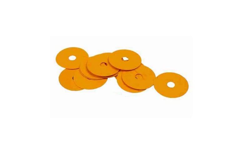 CCeCCe 600 Pack Piano Balance Rail Punchings Kit Front Shims Paper Washer Regulating Gasket Ring Felt Pianos Leveling Keys Tuning Tool Piano Adjustment Maintenance Tools Spare Parts 6 Sizes - Image 5