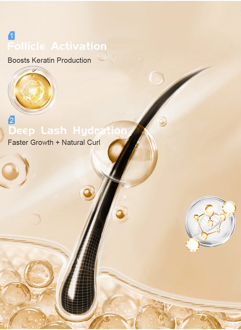 CARVENCHY - Enhancing Eyelash and Brow Serum, Formulated with Naturally Sourced, Efficacy-Driven Components Designed to Nourish and Improve YOUR Lashes, 3mL 3-Month Supply - Image 1