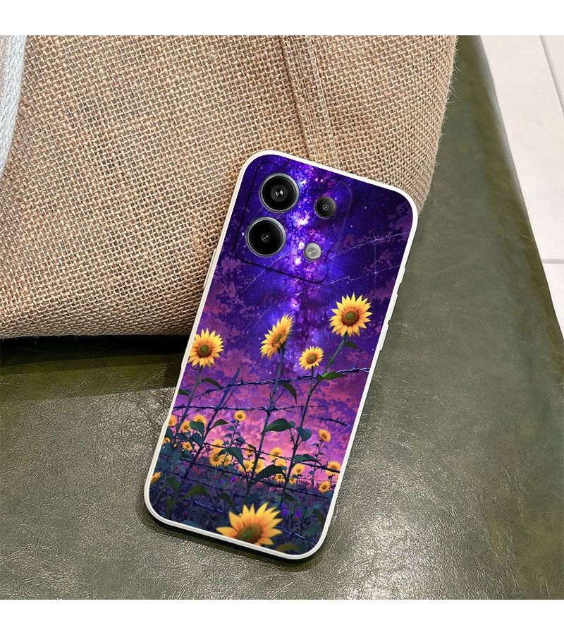 Sunflower Starry Pattern Shockproof TPU Case Mixed Color For Redmi K60 Ultra - Image 2