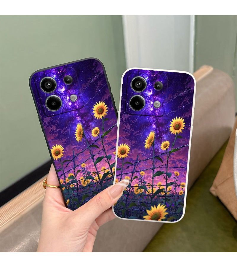 Sunflower Starry Pattern Shockproof TPU Case Mixed Color For Redmi K60 Ultra - Image 1