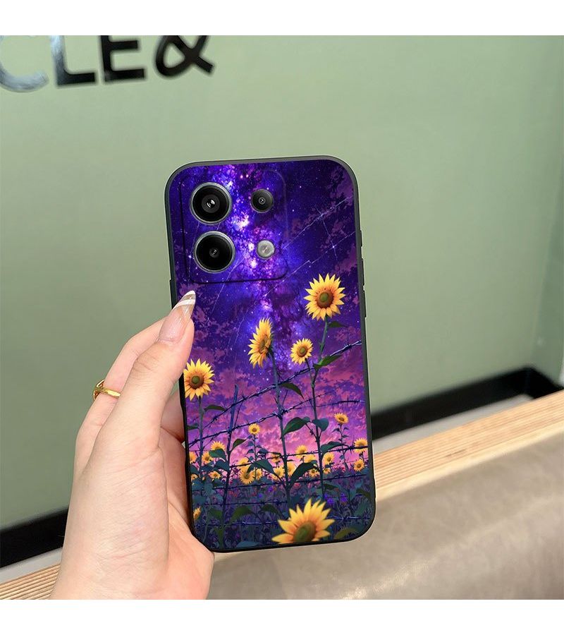 Sunflower Starry Pattern Shockproof TPU Case Mixed Color For Redmi K60 Ultra - Image 3