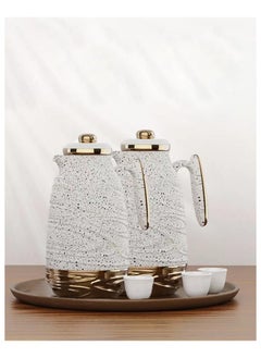 Spotted white/gold