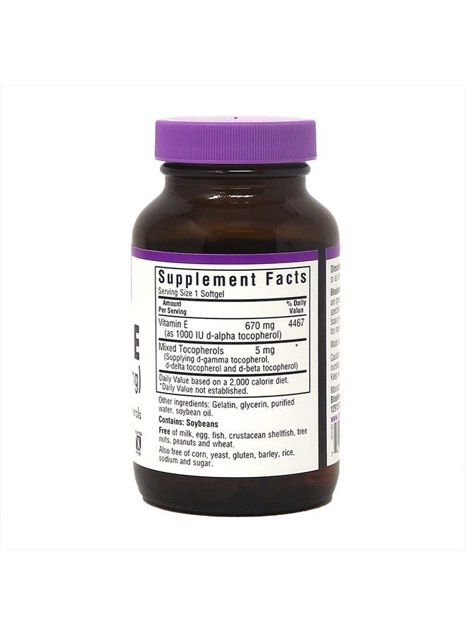 BlueBonnet Vitamin E 1000 IU Mixed Softgels, 50 Count - Image 2