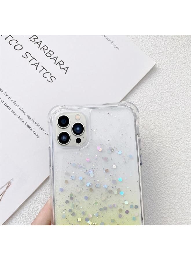 erorex Case For iPhone 14 Pro Max Lanyard Gradient Glitter Epoxy Case - Image 3