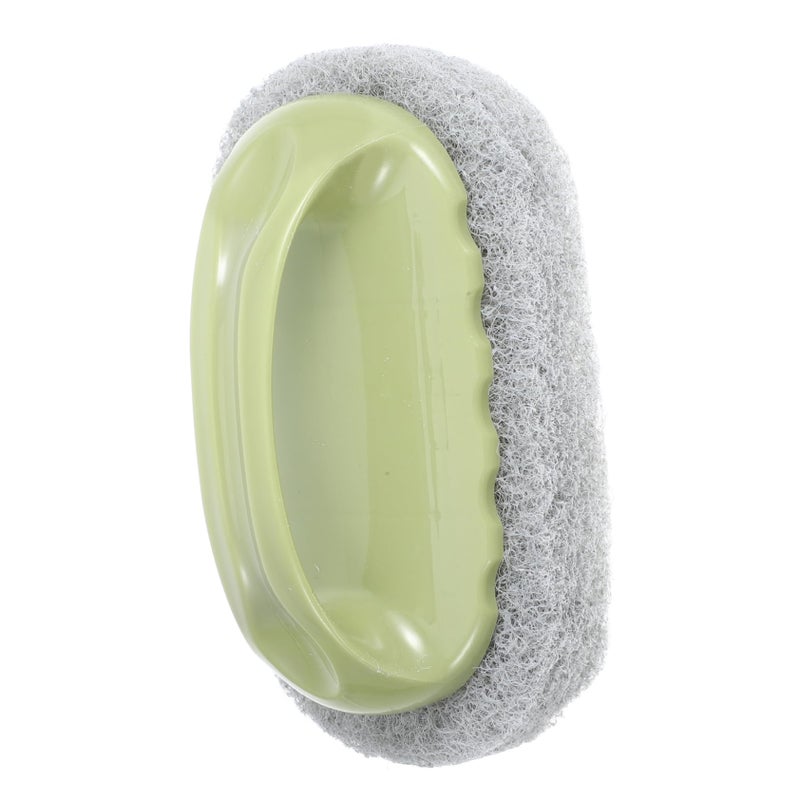 Green Multi Purpose Scrub Brush Soft Bristles for Toilet Bathroom Dish and Household Cleaning - Image 2