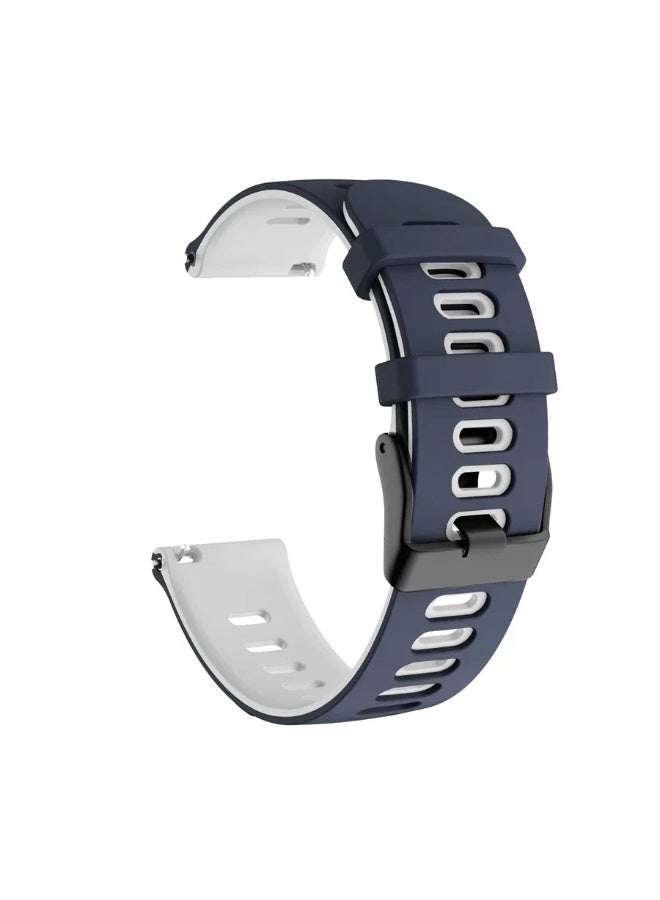 Silicone Strap for Samsung Galaxy Watch 4/5/6/7 44mm 40mm/Classic 46mm 42mm 47mm 43mm/Samsung Watch 5pro 45mm Bracelet (Blue) - Image 3