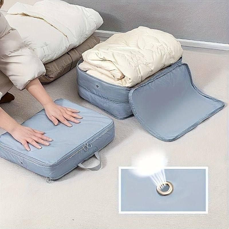ATHA Compression Packing Cube Wardrobe Drawer Puffer Jacket Storage Foldable Luggage Suitcase Organizer Compressed Travel Clothes Bag with Handle 1 Psc - Image 2