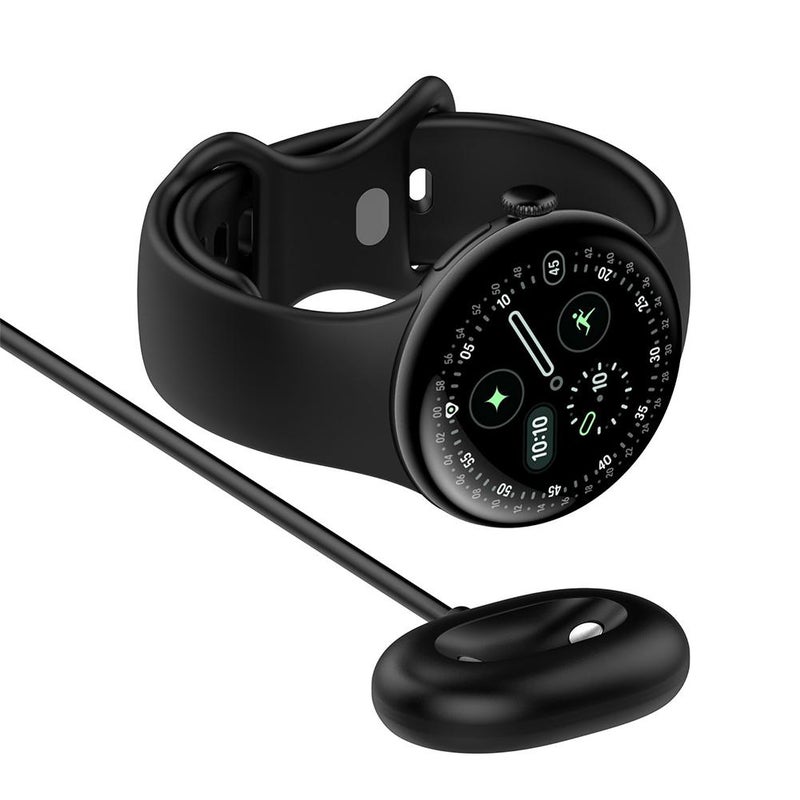 كابل شحن وشاحن متوافق مع Pixel Watch 4 (41mm/45mm) – كابل بطول 1 متر شحن سريع وآمن – تصميم محمول وخفيف - Image 1