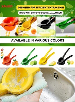 JUNARIS Lemon Squeezer - Lemon Juicer - Metal Manual Hand Juicer Tool, Lemon & Lime Squeezer,Kitchen Tools for citrus juicer & Dishwasher Safe  - Image 3
