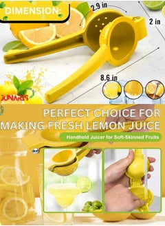 JUNARIS Lemon Squeezer - Lemon Juicer - Metal Manual Hand Juicer Tool, Lemon & Lime Squeezer,Kitchen Tools for citrus juicer & Dishwasher Safe  - Image 5