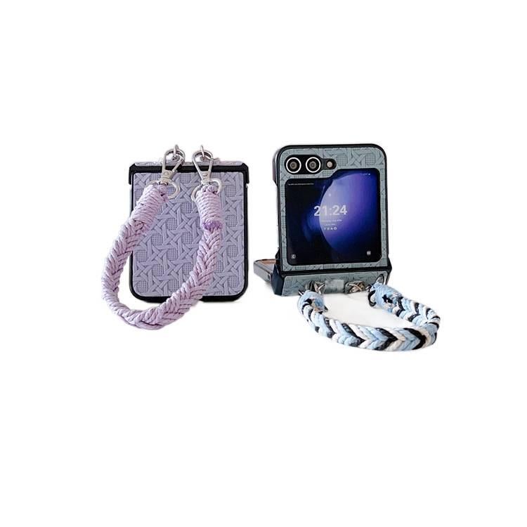 غطاء واقي، حماية من السقوط، مقاوم للصدمات لـ Samsung Galaxy Z Flip 5، أصفر، PU + PU لترتيب الأغراض للاستخدام العملي سهل الحمل - Image 3