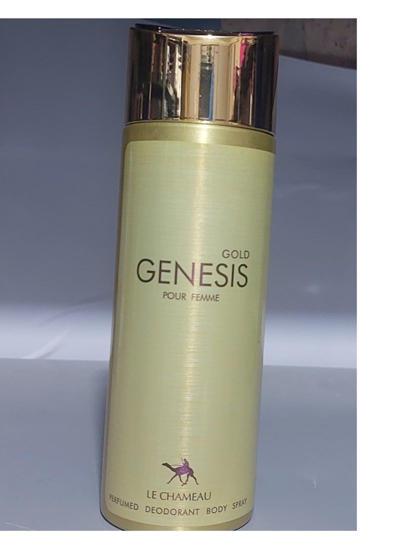 لا شامو رذاذ مزيل العرق جينسيس جولد 200ملليلتر - Image 1