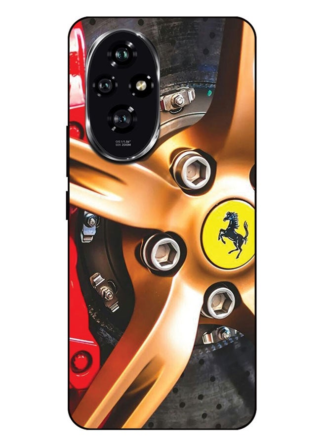 الصيد العين غطاء حماية مطبوع لهاتف Honor 200 - شعار فيراري - Image 1