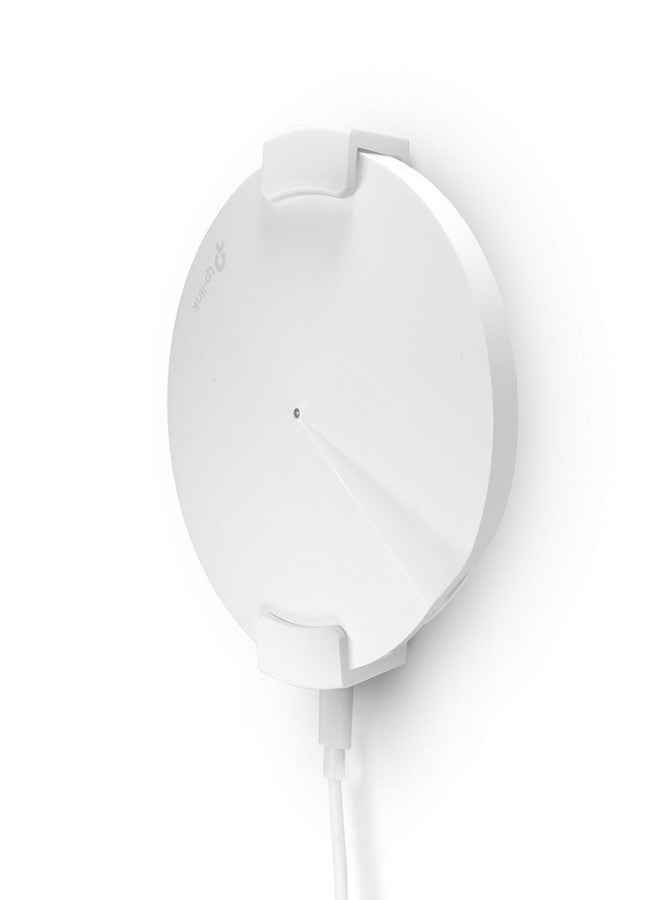 Brainwavz Drill Free Deco M5 & P7 Wall & Ceiling Mount Holder for TP Link, Strong Stick On VHB Tape Bracket, No Screws & No Tools Needed, White - Image 1