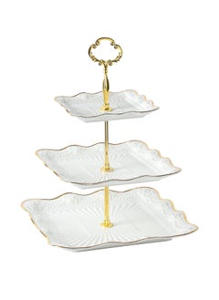 Life Smile Life Smile 3-tier Cake Stand ,Kitchen Countertop Storage Vegetable Basket Stand - Large Fruit Bowl,Decorative Serving Dish Fruits Snacks Display for Table Decoration  - Image 1