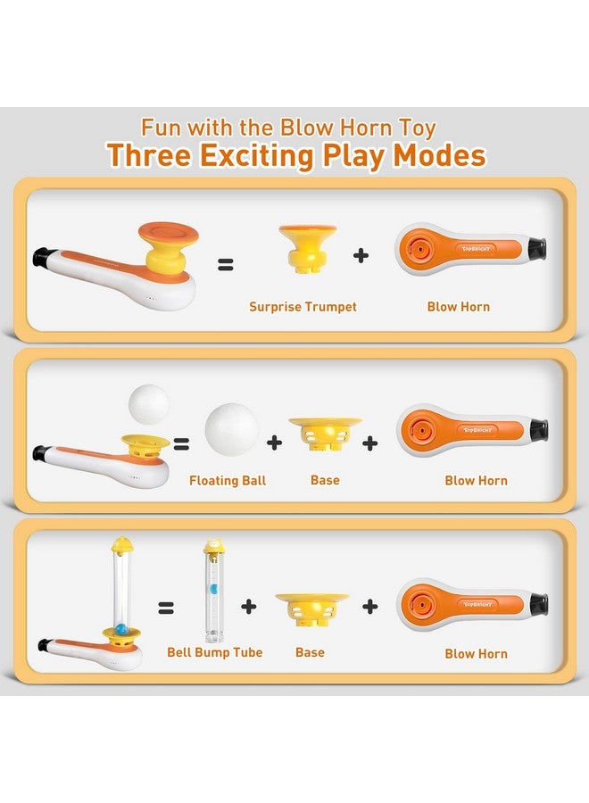 TOP BRIGHT 3in1 Sensory Toys for Toddlers Autism, Montessori Toddler Toys for 3 4 5 Year Old with Whistle, Ball Blowing, Floating Blow Pipe Balls Birthday Gift - Image 2