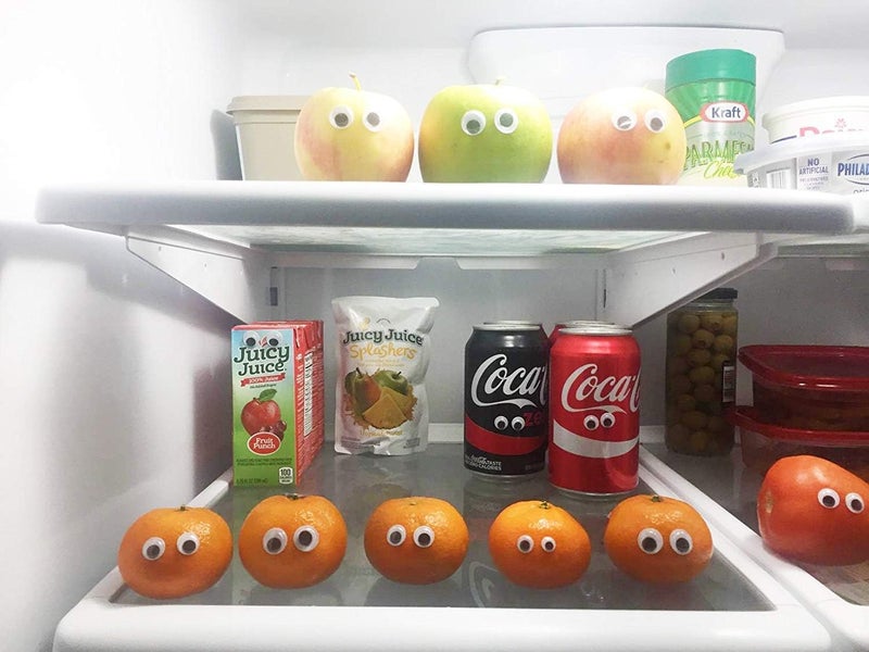 Decora 1000 Pieces 18mm Round Wiggle Toy Eye Plastic Googly Eyes with Self-Adhesive for Crafts Making - Image 4