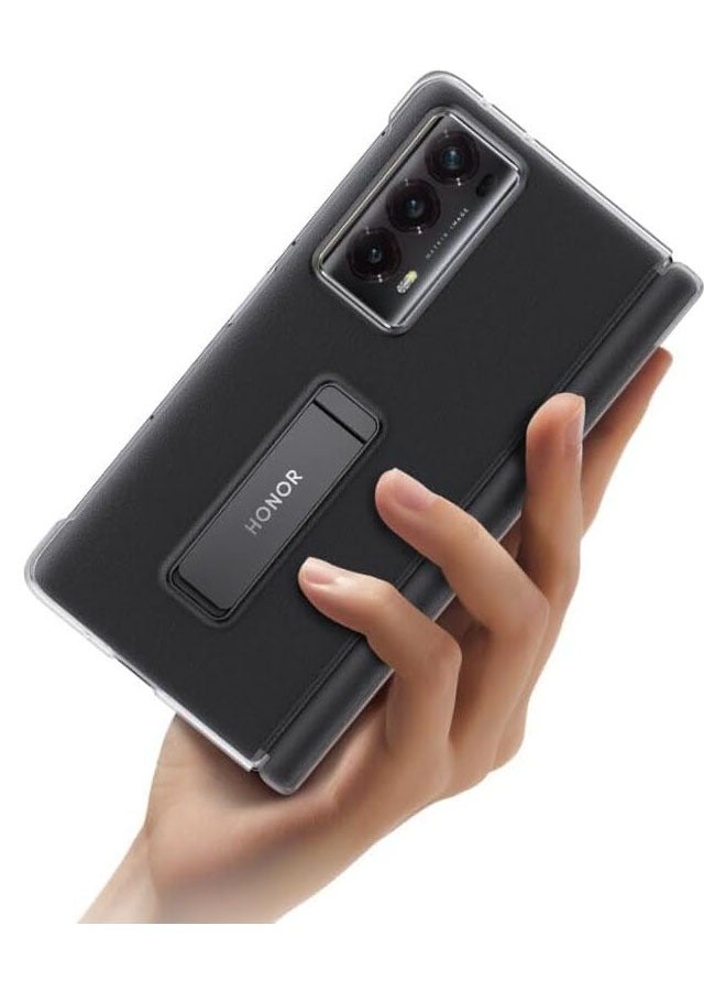 General Compatible with Honor Magic V2 Back Cover Stand Case Leather Protective Shell Hard Case for Magic V2 5G  - Image 2