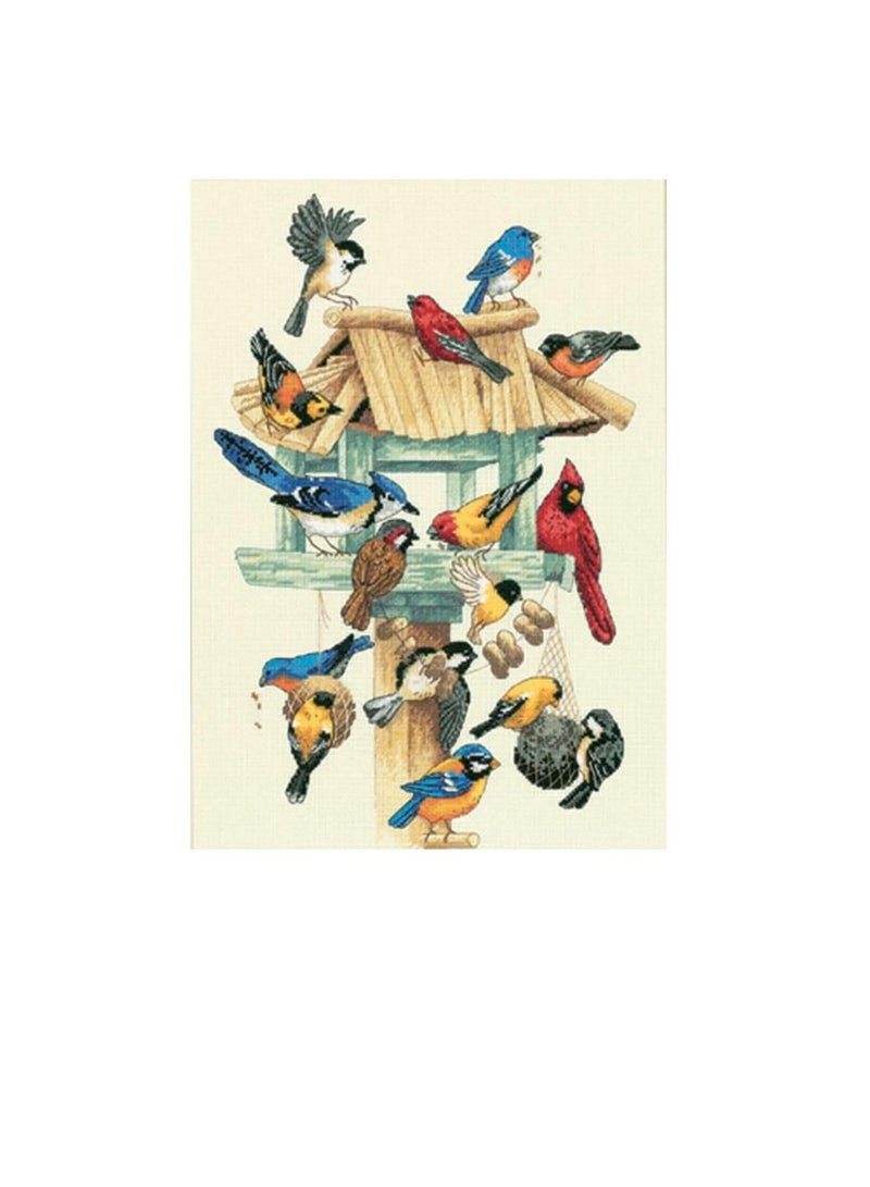 Cross Feasting Frenzy Counted Cross Stitch Kit 10 inch x 14 inch - Image 1