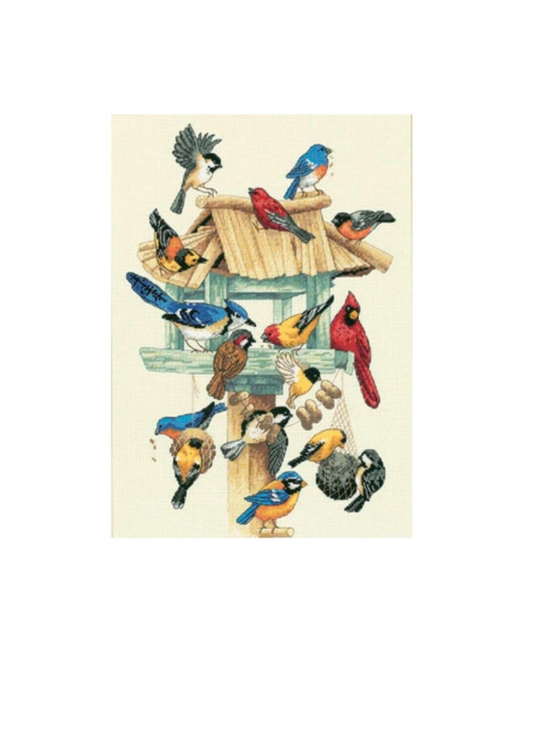 Cross Feasting Frenzy Counted Cross Stitch Kit 10 inch x 14 inch - Image 3