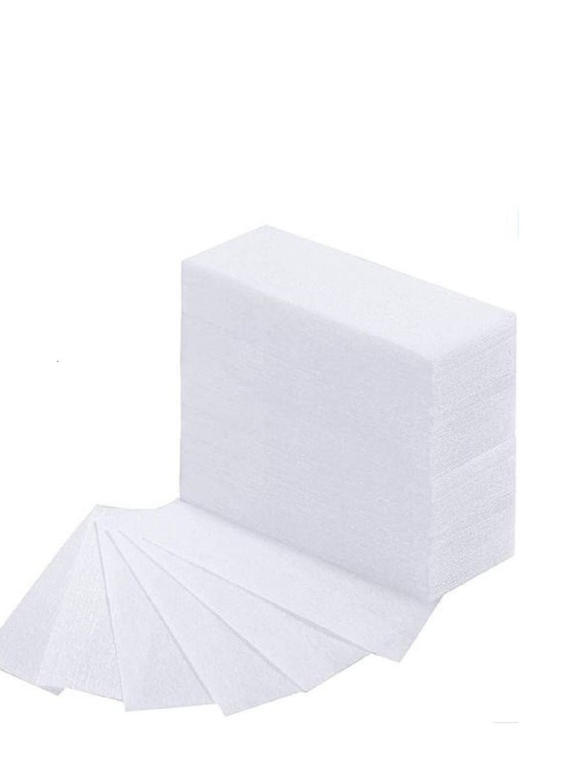 Wax strips for hair removal for the body and legs for dry skin, for removing hair from the face and body, 100 sheets. - Image 4