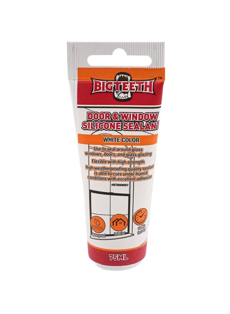 Door & Window Silicone 75g White