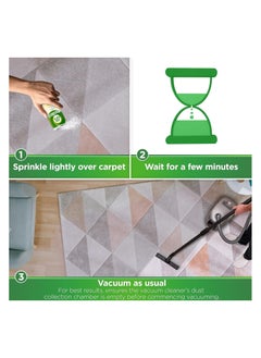Air Wick Airwick's refreshing carpet odor eliminator freshens the scent, perfumes the air, and is an easy-to-use powder for eliminating unpleasant odors, with a vanilla fragrance, 500 grams.  Paraphrase text  - Image 5