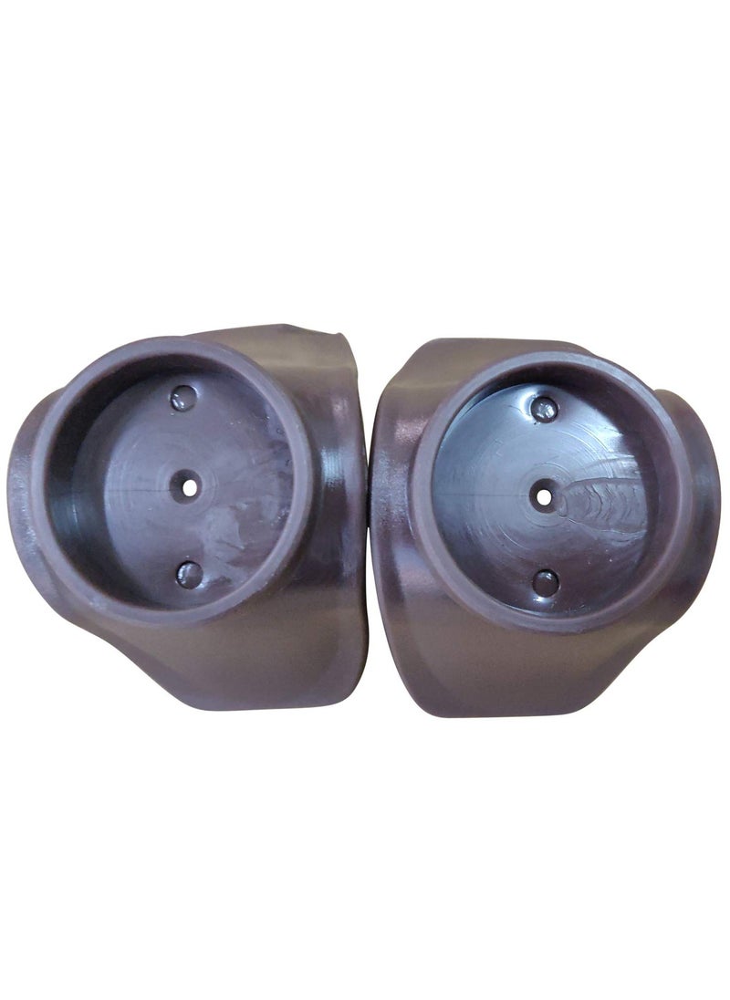 Kiddale Universal Staircase Fitting for Any Metal Safety Gate Brown- Set of 2  - Image 5