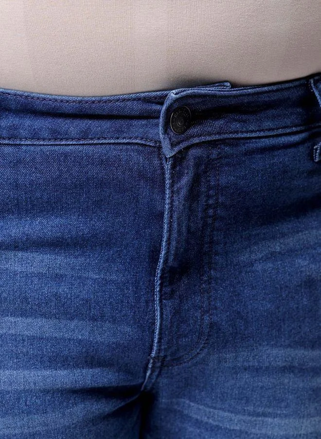 HARDSODA  Men Plus Size Bootcut Solid Mid-Rise Stretchable Jeans for Men | Best Price UAE