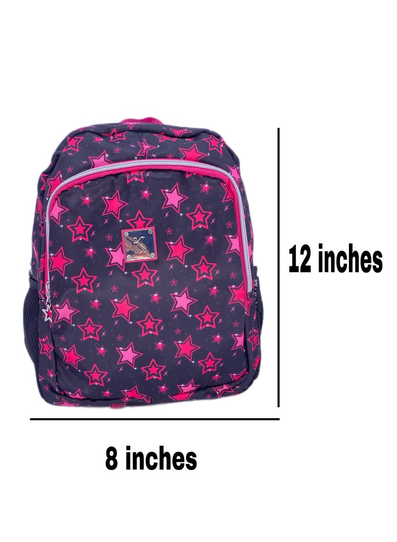 i-kola Printed School backpack with premium Lightweight Animation Game sake and cycle backpacks with gamepad favorite personalized trending bookbags school bags For Girls and Boys(12Inches) - Image 4