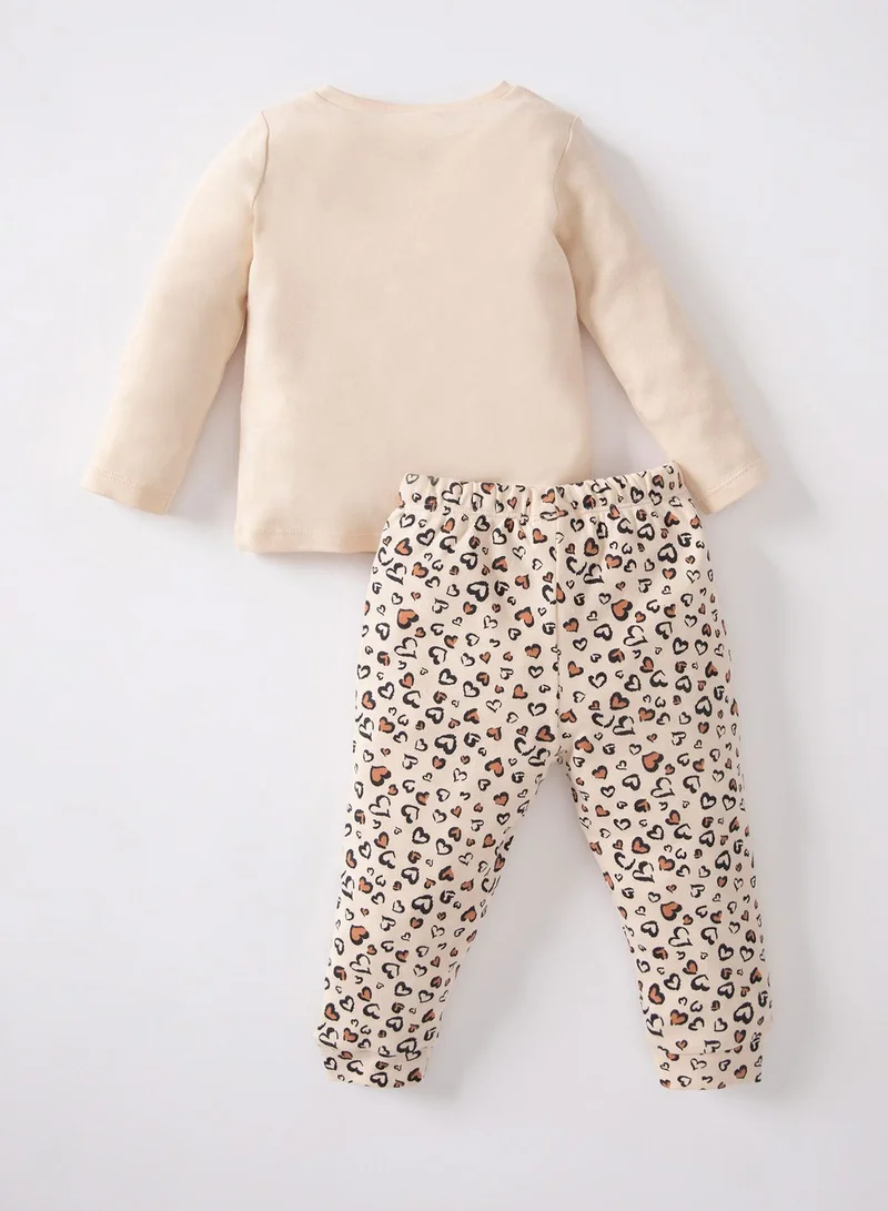 DeFacto Kids Animal Print Pyjama Set