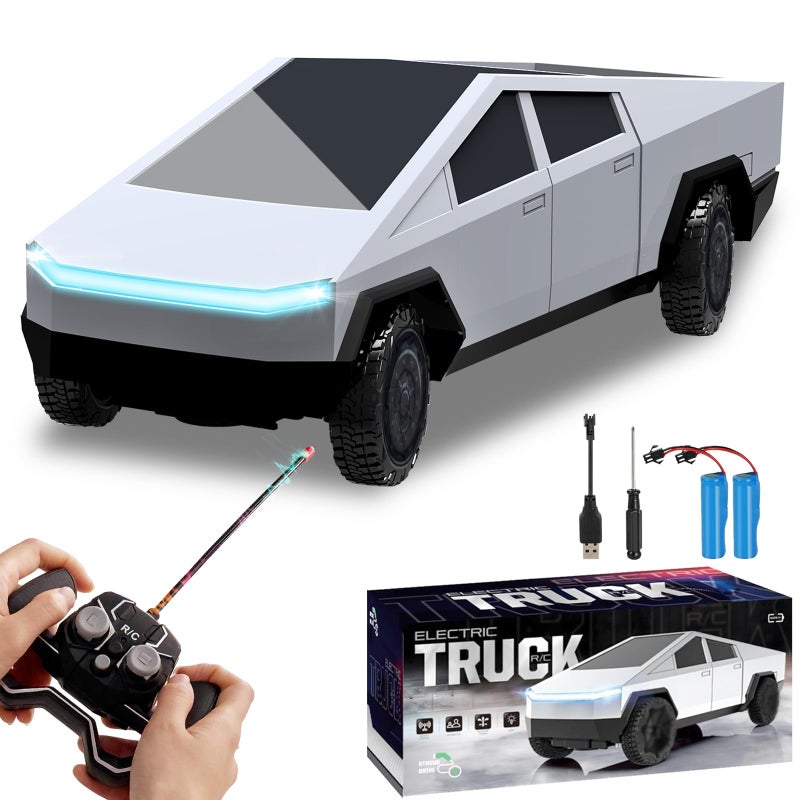 Orlenic Remote Control Car for Kids 3-8 Years, 1:24 Scale High Speed RC Truck with Lights, All-Terrain Diecast Vehicle, Electric Off-Road Toy Truck for Boys Girls, Gifts for Children - Image 1