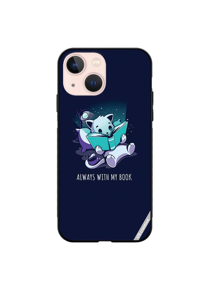 VR CREATIVE Protective Case Cover For Apple iPhone 13 mini Always With My Book Design Multicolour - Image 1