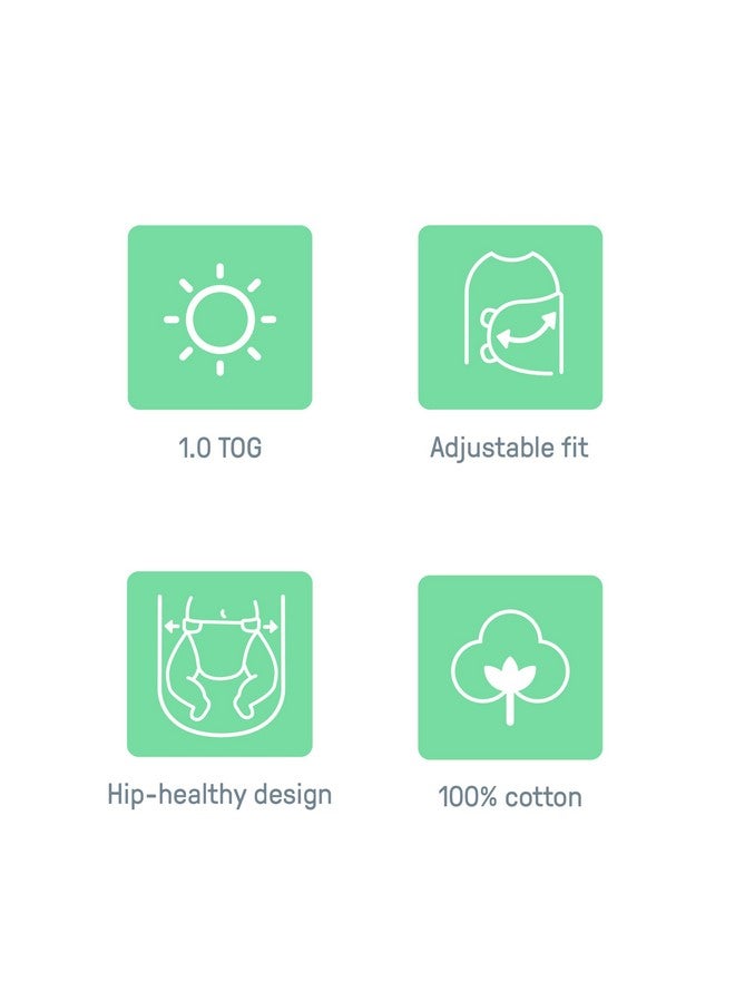 إنجنيونتي قماط الأطفال القابل للتحويل من إنجينيويتي باي سوادل مي، مقاس 3-6 أشهر، 14-18 رطلاً، قماط الذراعين للداخل أو الخارج، 1.0 TOG - فيل سعيد - Image 3