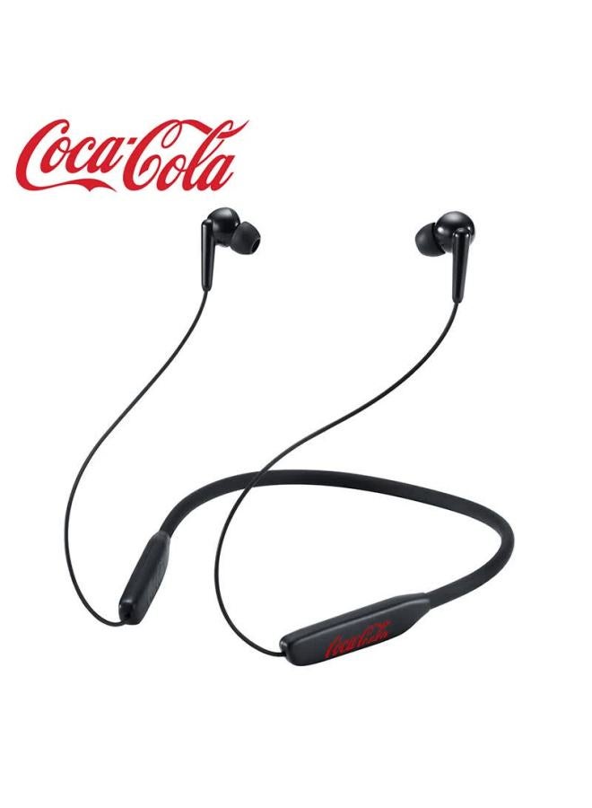 Coca-cola T78 Neckband Bluetooth Earphones Long Battery Life Wireless Sports Running Music Headphones Gift Compatible With Apple Huawei Xiaomi - Image 1