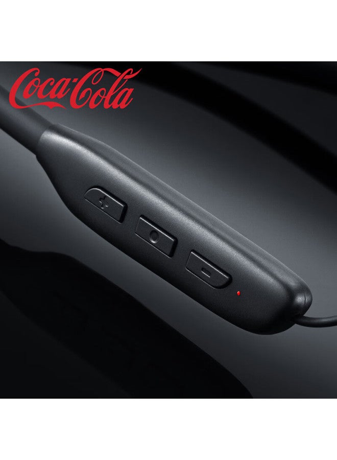 Coca-cola T78 Neckband Bluetooth Earphones Long Battery Life Wireless Sports Running Music Headphones Gift Compatible With Apple Huawei Xiaomi - Image 3
