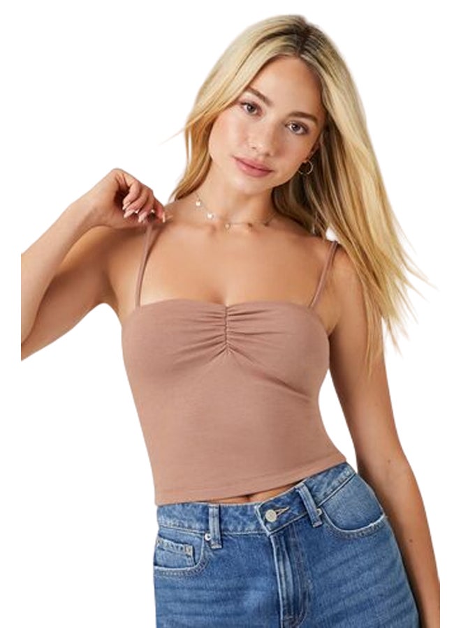 FOREVER 21 Sweetheart Cropped Cami - Image 1