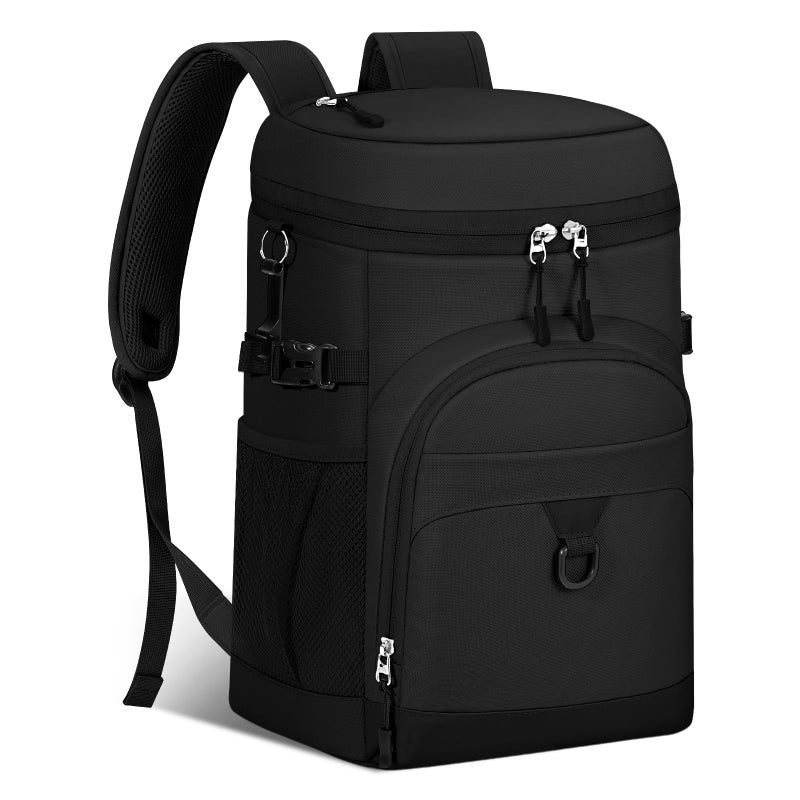 NECKORY Cooler Backpack, 22L Waterproof Soft Backpack Coolers Leak Proof Beach Backpack Insulated Picnic Lunch Bag for Fishing Camping,Beach,Hiking,Travel-Black - Image 1
