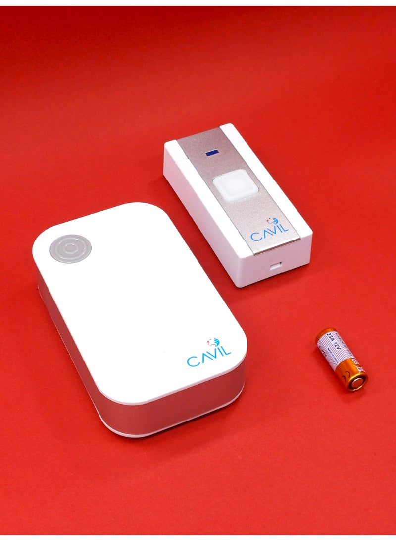 جرس باب رقمي لاسلكي كافيل CDB-501 | جرس باب ذكي بعيد المدى للمنزل والمكتب والمتجر - Image 3