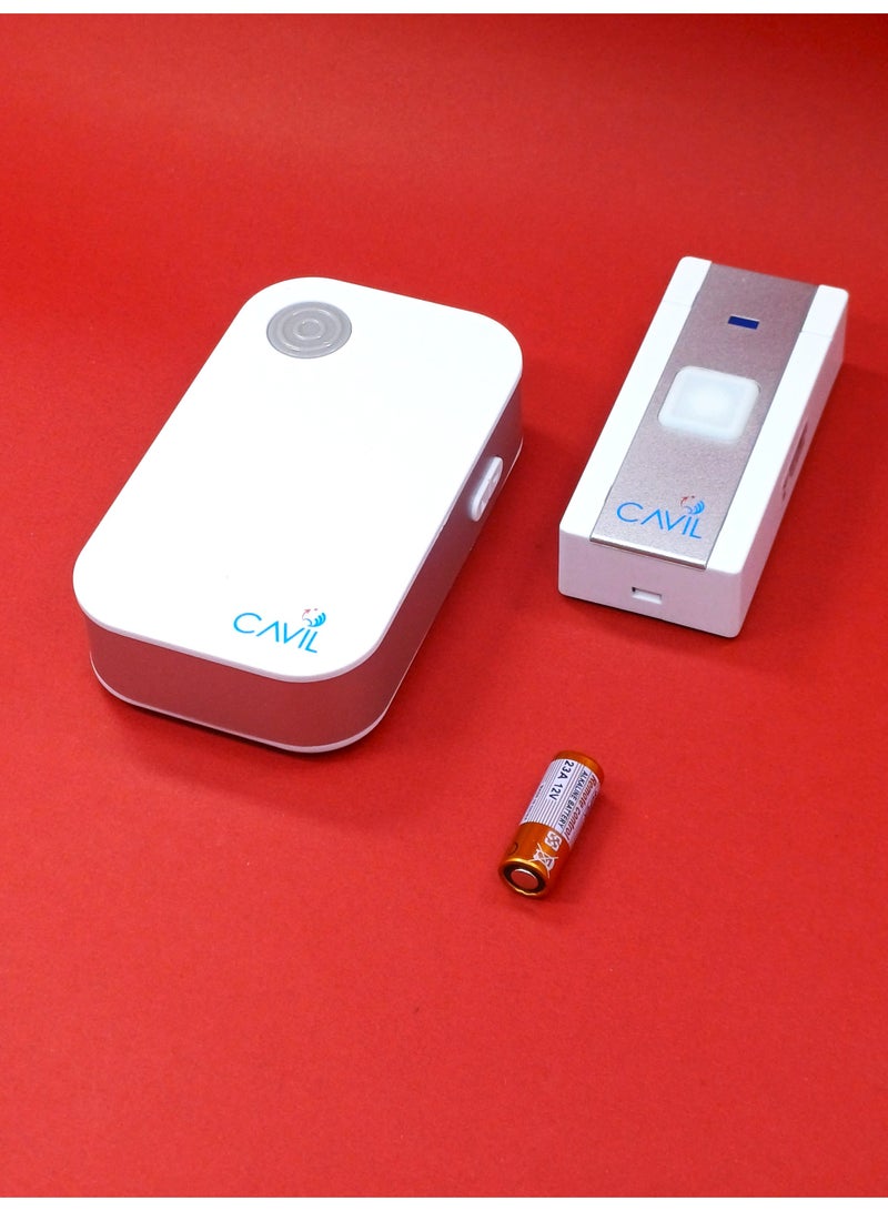 جرس باب رقمي لاسلكي كافيل CDB-501 | جرس باب ذكي بعيد المدى للمنزل والمكتب والمتجر - Image 2