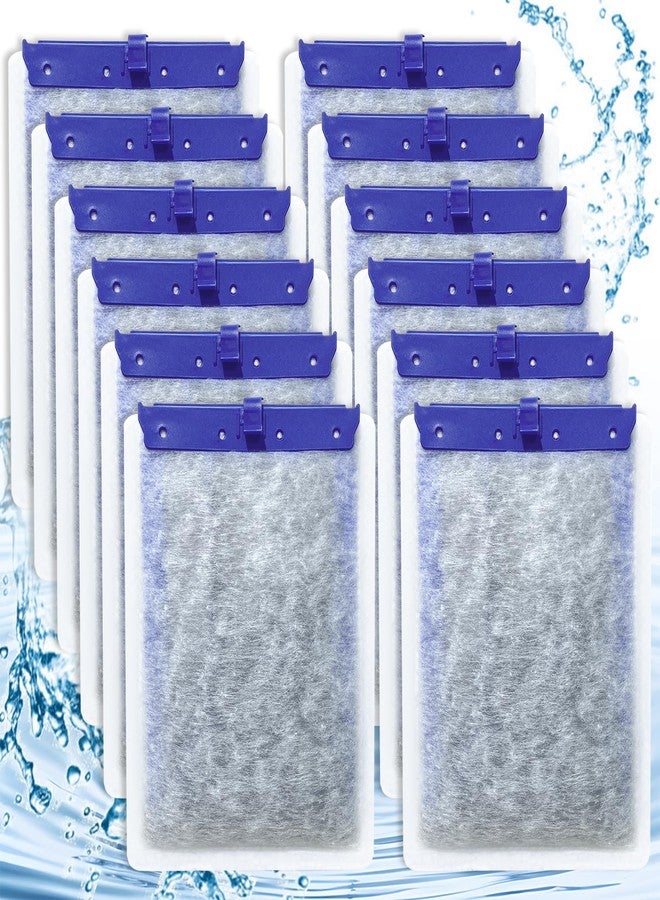 Cunina 12-Pack Filter Cartridges Large Compatible with Tetra Whisper Bio-Bag Aquarium Filters, Fish Tank Filters Replacement for Aquariums for Whisper Filter 20i 40i/ IQ 20 30 45 60/ PF20 30 40 60 - Image 1