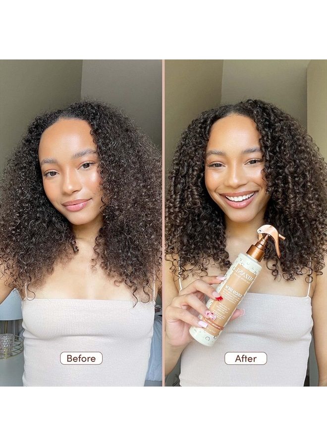 Mizani بخاخ ميزاني ستايل شيفتر سوسايتي كوكو ديو (بي)ريستيلينغ | بخاخ ترطيب وتصفيف 2 في 1 | للشعر المجعد والمجعد والمجعد | 6.8 أونصة سائلة - Image 3
