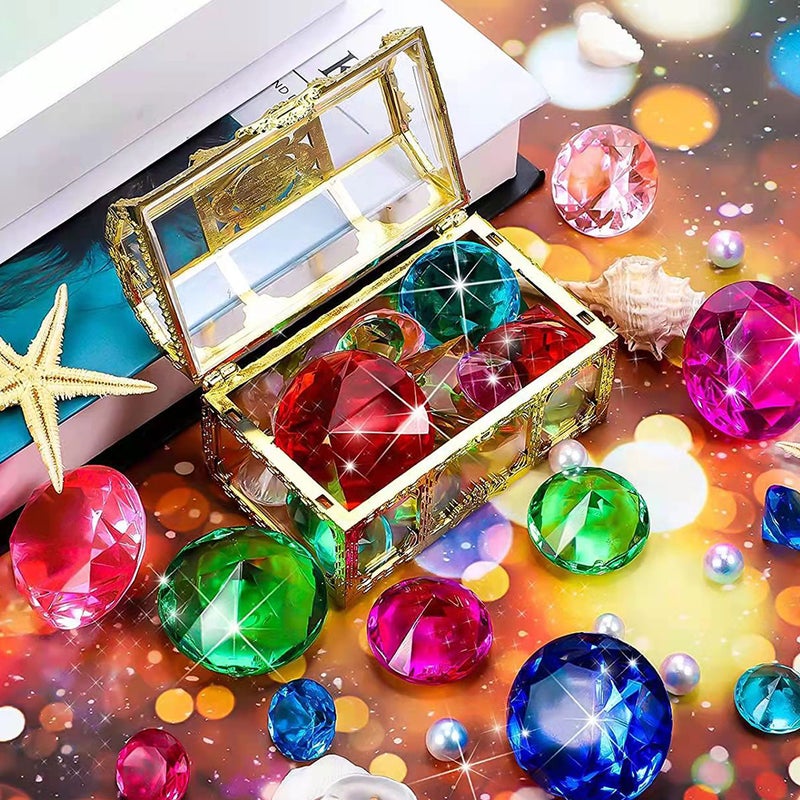 20pcs Colorful Fake Toy Diving Pool Toy Simulated Model With Treasure Chest - Image 4