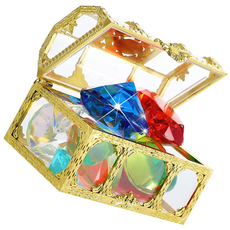 20pcs Colorful Fake Toy Diving Pool Toy Simulated Model With Treasure Chest - Image 1